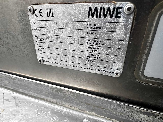 Miwe - econo 10.0604 - heteluchtoven - afbeelding 5 van  5
