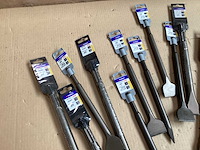 Mix kavel beitels voor boorhamer (23x) - afbeelding 2 van  6