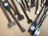 Mix kavel beitels voor boorhamer (23x) - afbeelding 3 van  6