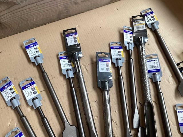 Mix kavel beitels voor boorhamer (23x) - afbeelding 4 van  6