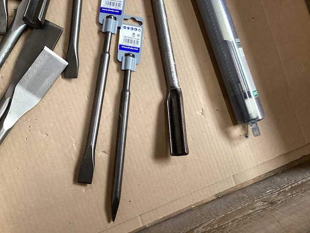 Mix kavel beitels voor boorhamer (23x) - afbeelding 6 van  6