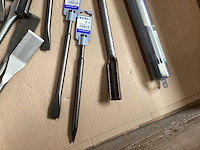 Mix kavel beitels voor boorhamer (23x) - afbeelding 6 van  6