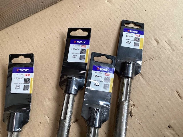 Mix kavel beitels voor boorhamer (8x) - afbeelding 5 van  5