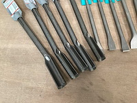 Mix kavel beitels voor hamerboor (15x) - afbeelding 2 van  6