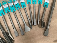Mix kavel beitels voor hamerboor (15x) - afbeelding 5 van  6