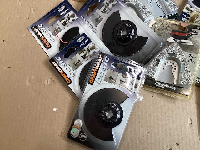 Mix kavel diverse zaagbladen voor multitool (18x) - afbeelding 1 van  3