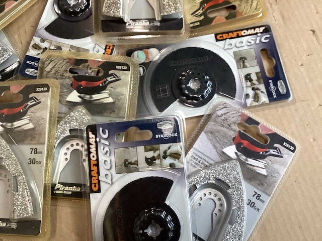 Mix kavel diverse zaagbladen voor multitool (18x) - afbeelding 3 van  3