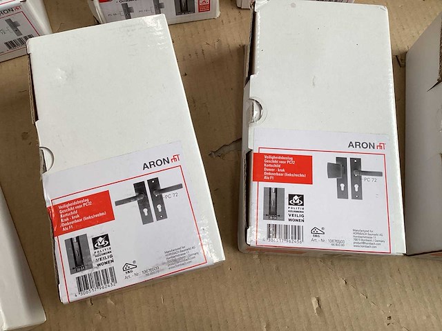 Mix kavel veiligheids deurbeslag (12x) - afbeelding 3 van  3