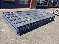 Mix pallet dubbelstaafs hekwerk antraciet 8/6/8/ en 6/5/6 (23x) - afbeelding 1 van  8