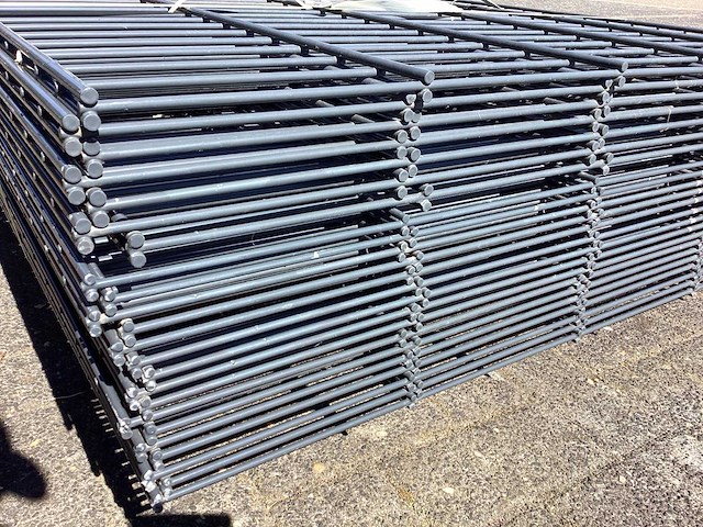 Mix pallet dubbelstaafs hekwerk antraciet 8/6/8/ en 6/5/6 (23x) - afbeelding 7 van  8