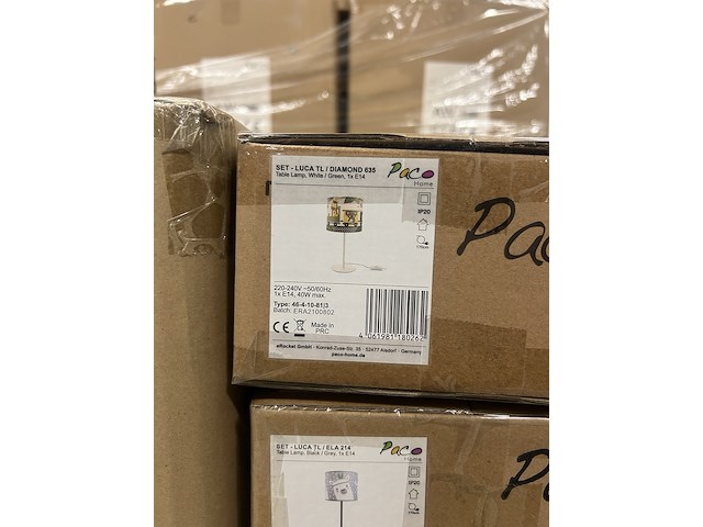 Mix pallet met 50 stuks design verlichting paco home – verkrijgbaar op bol.com en amazon - afbeelding 5 van  9