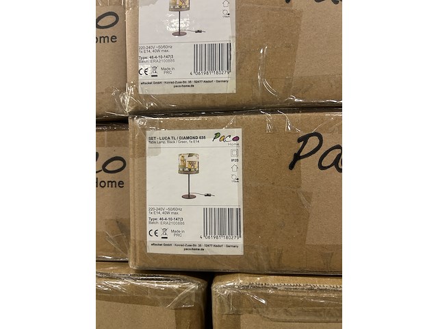 Mix pallet met 50 stuks design verlichting paco home – verkrijgbaar op bol.com en amazon - afbeelding 7 van  9