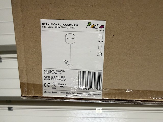 Mix pallet met 52 stuks design verlichting paco home – verkrijgbaar op bol.com en amazon - afbeelding 4 van  6