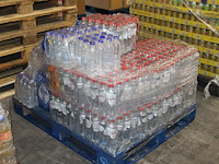 Mix pallet met diverse waters w.o. spa en dolu. tht o.a. 1-26, 12-26 en 7-26. totaal ruim 450 flessen. bod ... - afbeelding 2 van  2