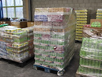 Mix pallet met fris- en energydranken. tht gedeeltelijk verlopen. bod is inclusief 288 euro statiegeldwaarde - afbeelding 1 van  3