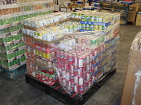 Mix pallet met frisdranken en 0,0 bieren w.o. fanta, coca cola, bavaria en sprite. tht o.a 7-26 en 8-26. to... - afbeelding 2 van  2
