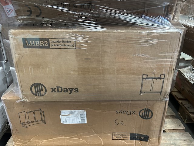 Mix pallet (online) winkelvoorraad w.o. wasmanden, xdays - afbeelding 2 van  3