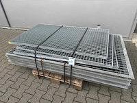 Mix pallet stalen roostervloer 1178x1150mm (13x) - afbeelding 1 van  2