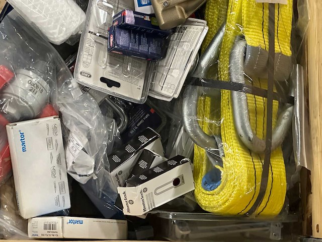 Mix partij onderdelen, sloten, hijsmiddelen, pneumatiek - afbeelding 6 van  10