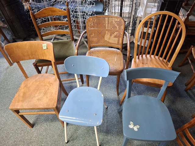 Mix stoelen 6 stuks - afbeelding 3 van  3