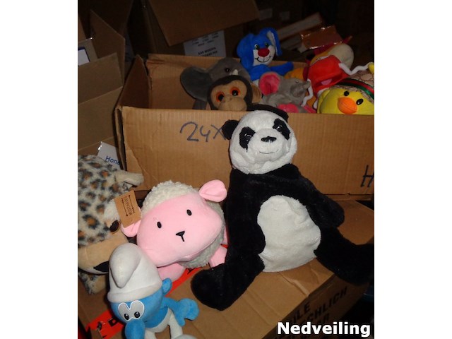 Mixdoos h met 24x diverse pluche - afbeelding 1 van  3