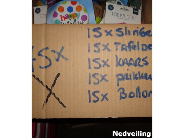 Mixdoos x met 75 artikelen vnl feest - afbeelding 3 van  5