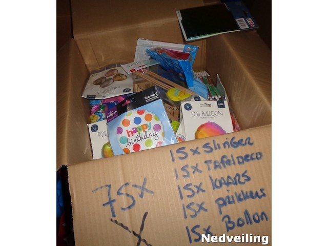 Mixdoos x met 75 artikelen vnl feest - afbeelding 4 van  5