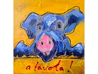 Mixed media/acryl op doek bram - afbeelding 1 van  2