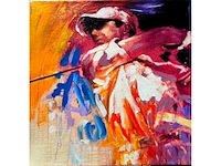 Mixed media/acryl op doek jochem - afbeelding 1 van  2