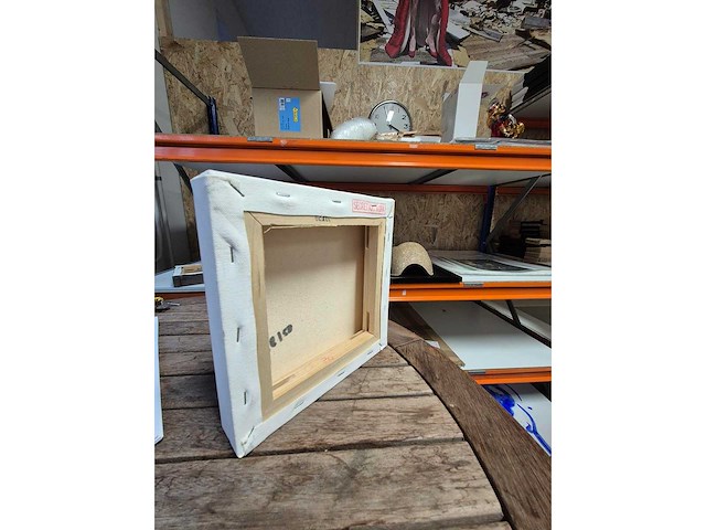 Mixed media/acryl op doek jochem - afbeelding 2 van  2