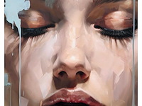 Mixed media/acryl op doek maria strabel - afbeelding 2 van  2