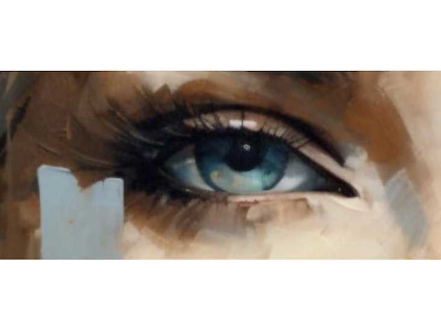 Mixed media/acryl op doek maria strabel - afbeelding 2 van  3