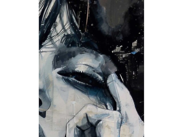 Mixed media/acryl op doek maria strabel - afbeelding 2 van  2