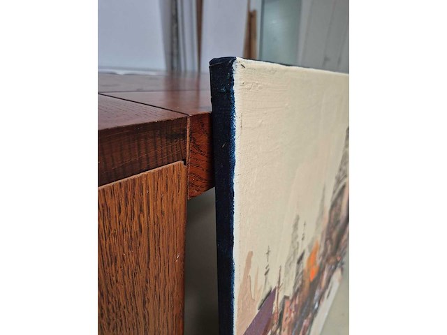 Mixed media/acryl op doek mischa ‘amsterdam’ - afbeelding 5 van  5