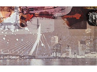 Mixed media/acryl op doek mischa ‘rotterdamk - afbeelding 4 van  4