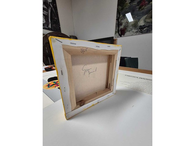 Mixed media/acryl op doek simon berend - afbeelding 2 van  2