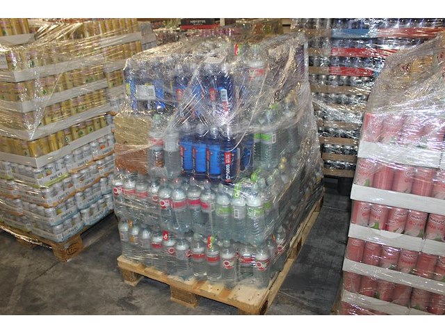 Mixed pallet energiedranken en fruitwater cica 500 flessen. tht oa 12-6 en 5-26. bod is inclusief 75 euro s... - afbeelding 1 van  2