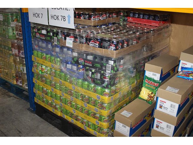 Mixed pallet frisdranken waaronder lipton en pepsi circa 1776 blikken met tht 2026 bod is inclusief 198,00... - afbeelding 2 van  2