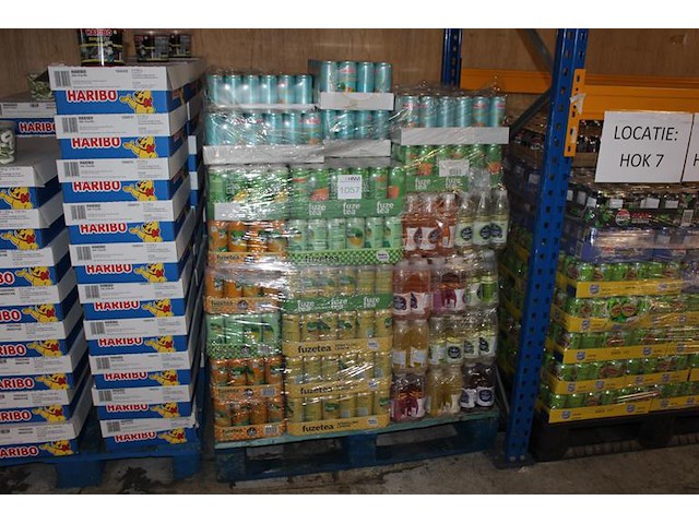 Mixed pallet frisdranken waaronder maaza en sourcy circa 1200 blikken/flessen/pakken met tht 2025/2026/2027... - afbeelding 1 van  2