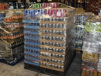 Mixed pallet frisdranken waaronder sourcy en royal club circa 2472 blikken met tht 2025/2026 bod is inclus... - afbeelding 1 van  2