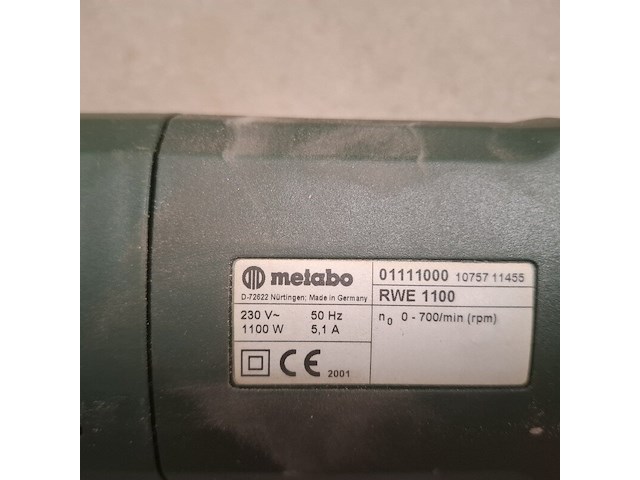 Mixer metabo, rwe 1100, bouwjaar 2001 - afbeelding 4 van  4