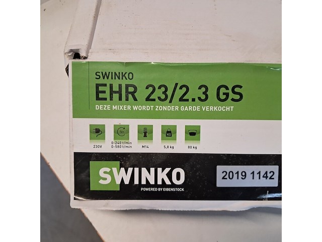 Mixer, swinko, ehr 2,3 gs, groen, 2019 - afbeelding 7 van  9