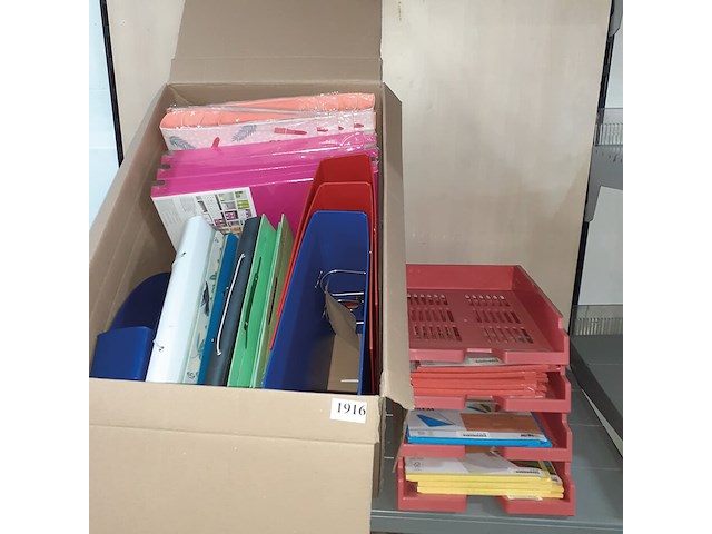Mixkavel kantoormappen, ordners en stapelbakken (d1916) - afbeelding 2 van  3