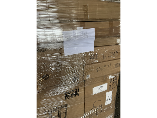 Mixpallet retourgoederen op pallet , zuiver, dutchbone en whitelabel living - afbeelding 3 van  5