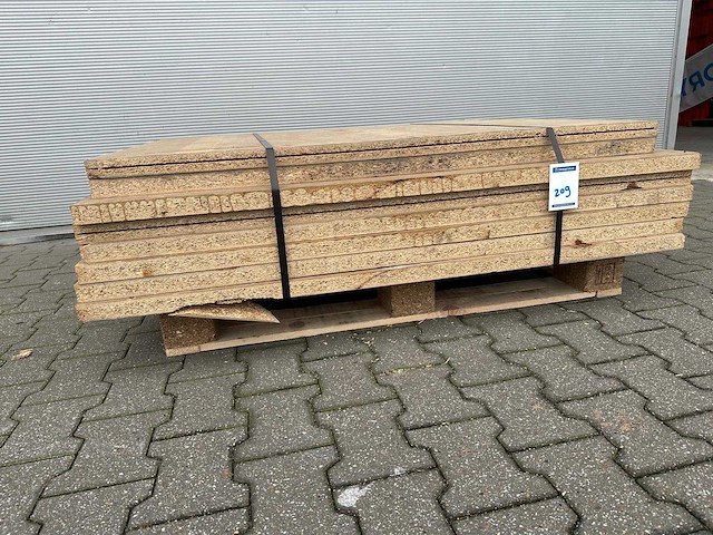 Mixpartij vloerplaat - spaanplaat 1400x1220x38mm (8x) - afbeelding 2 van  3
