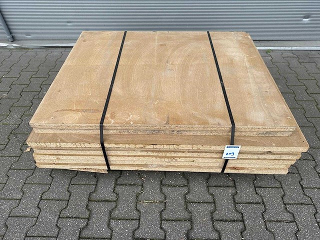 Mixpartij vloerplaat - spaanplaat 1400x1220x38mm (8x) - afbeelding 2 van  2