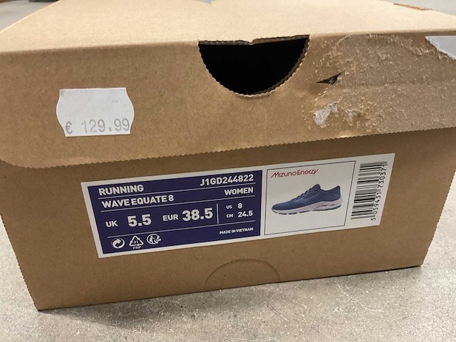 Mizuno running wave equate 8 j1gd244822 paar sportschoenen (maat 38.5) - afbeelding 5 van  5