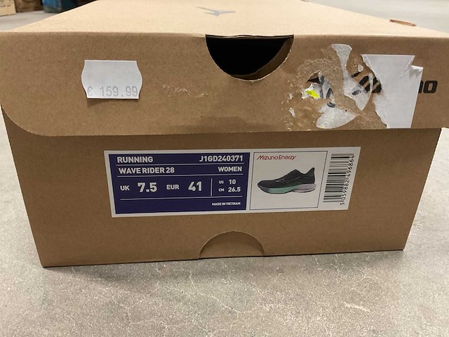 Mizuno running wave rider 28 j1gd240371 paar sportschoenen (maat 41) - afbeelding 5 van  5