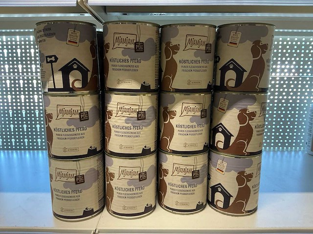 Mjamjam puur paard hondenvoer - 800g (24x) - afbeelding 1 van  1