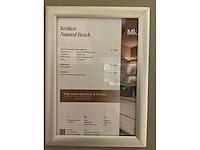 Mk natural beach eiland showroom keuken met kastenwand en coffeecorner - afbeelding 25 van  32